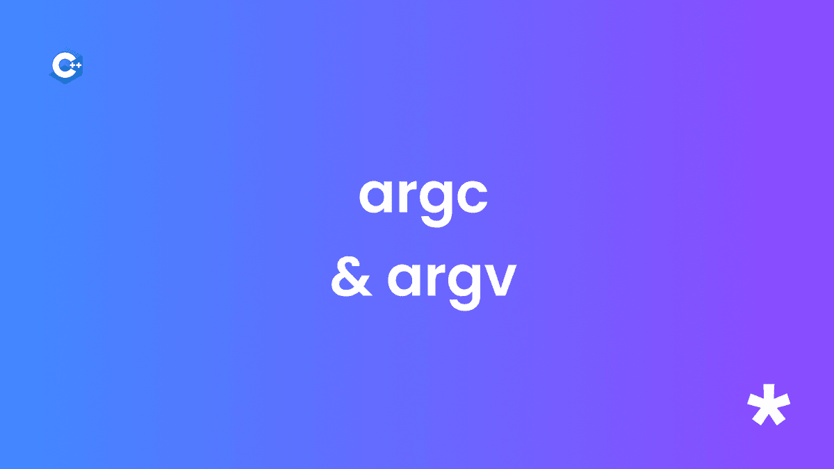 Comprendre argc et argv en C++