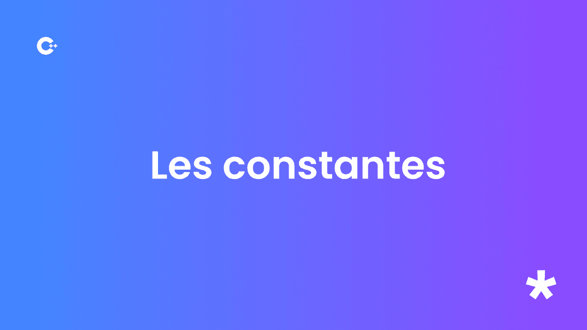 Le mot clé const en C++