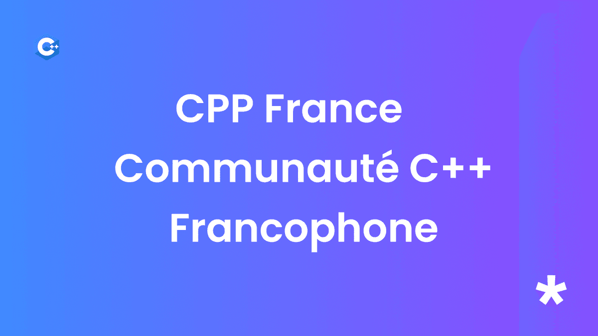 PointerLab est sponsor de la communauté C++ Francophone officielle