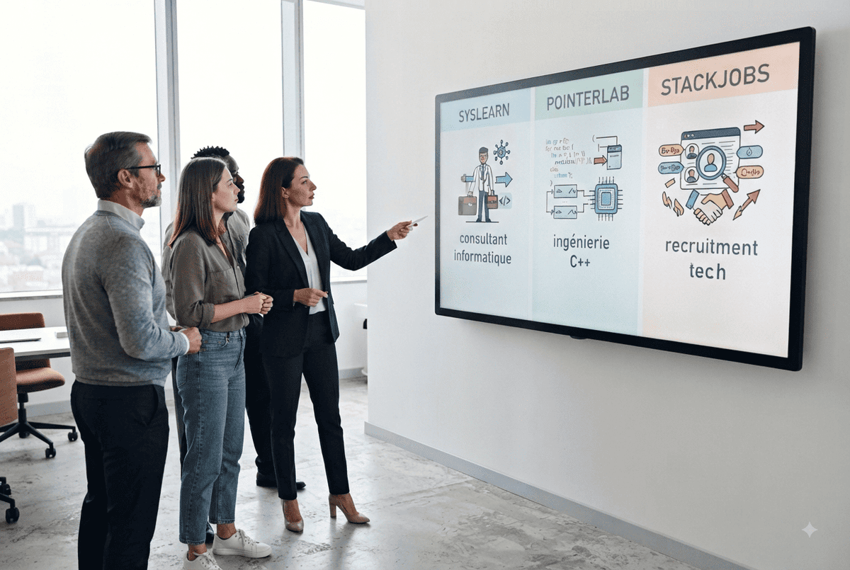 Équipe collaborative travaillant ensemble